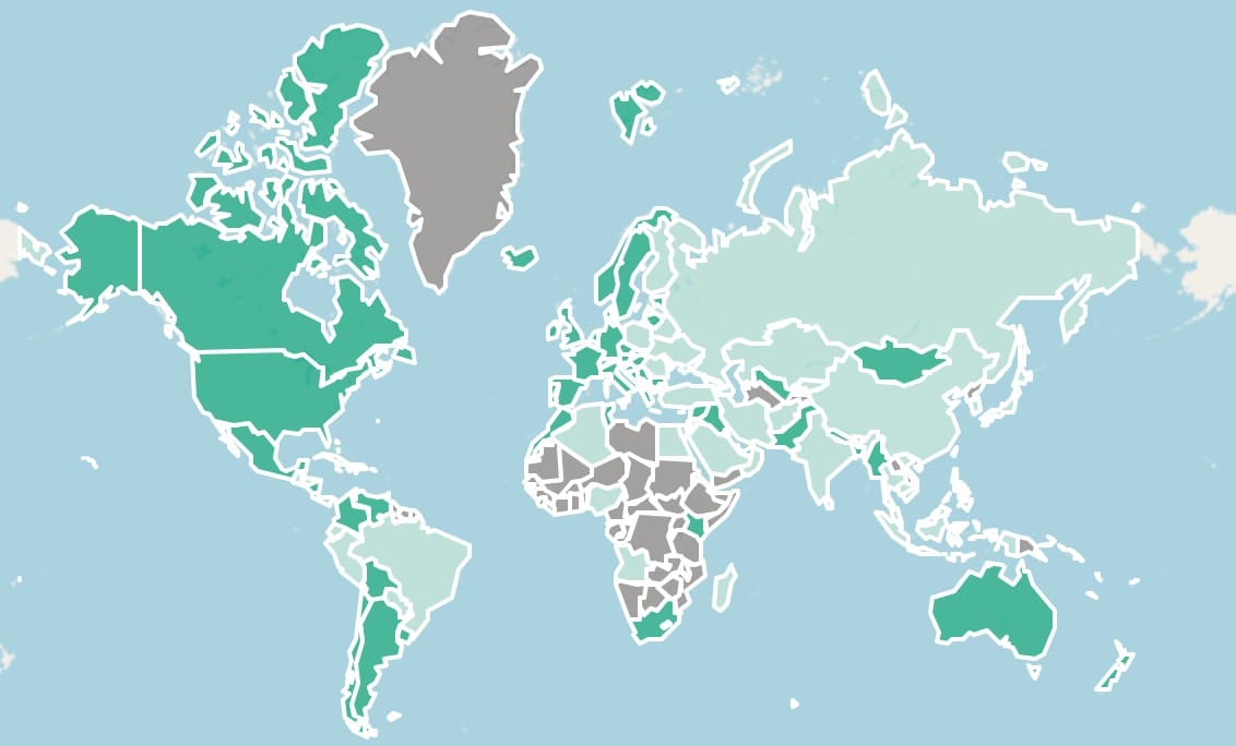 Pays pour 2ème proposition