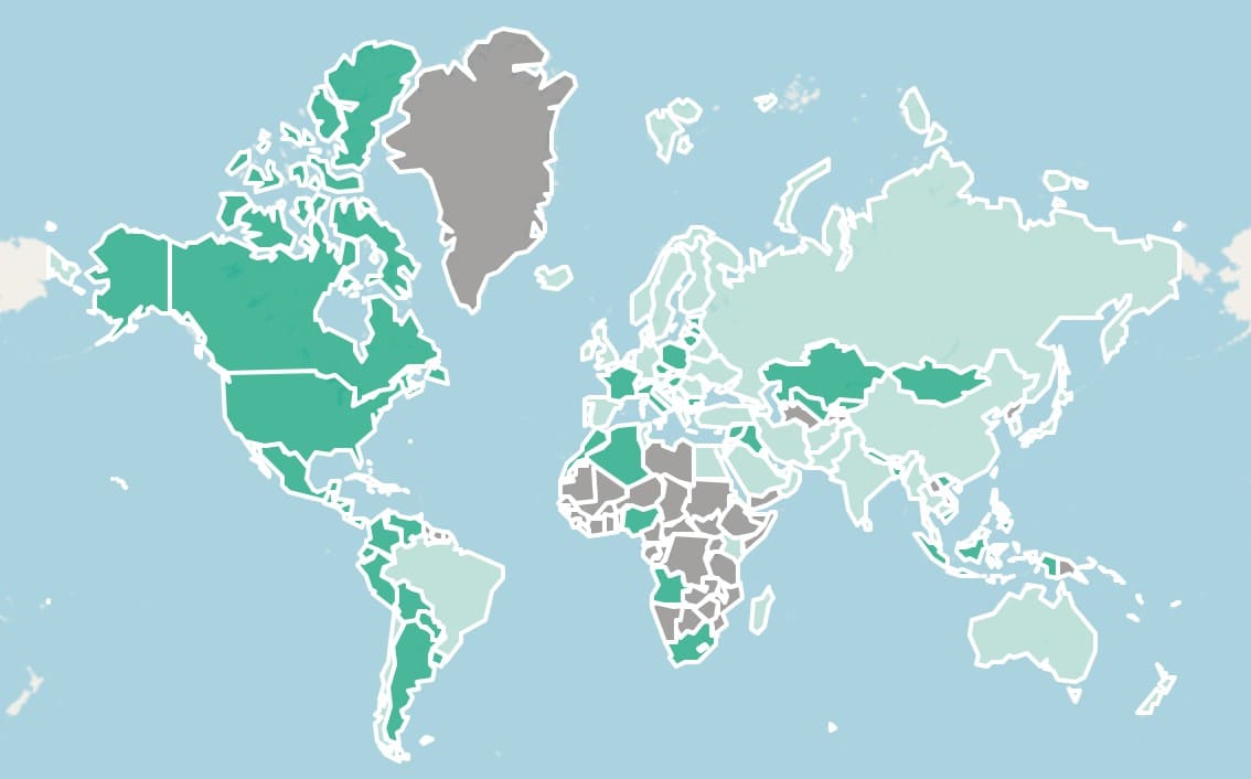 Pays pour 5ème proposition